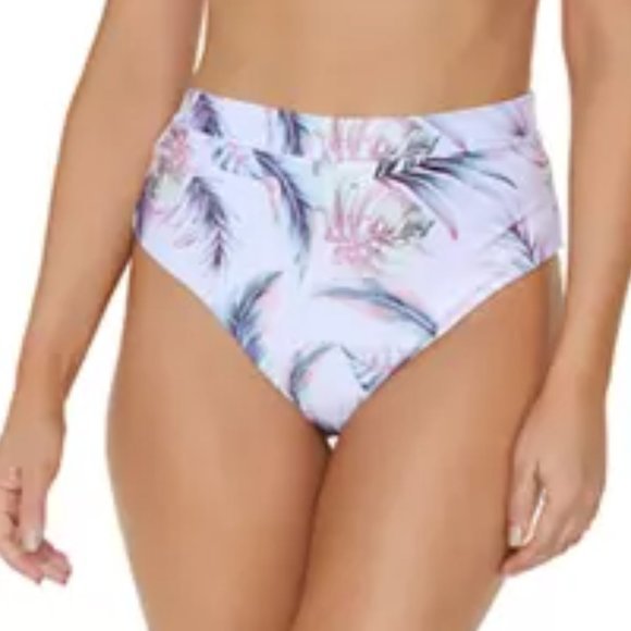 Raisins Tropics High Waist Bikini Swim Bottoms‎ White S - Picture 4 of 12